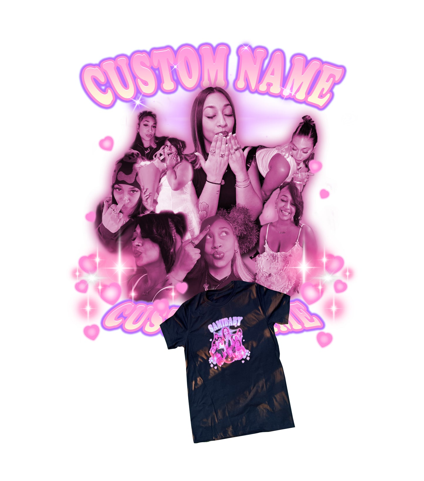 CUSTOM NAME/COLLAGE TEE